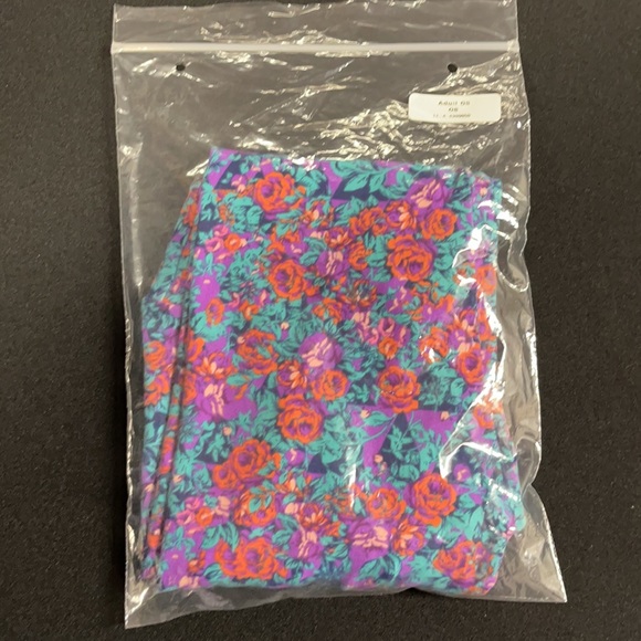 LuLaRoe OS One Size Floral Leggings NWT - Picture 6 of 8